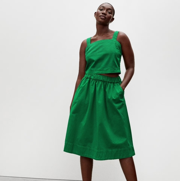 Everlane Tops - 2 for $10 item - Everlane The Button Back Tank Emerald Green Size 8